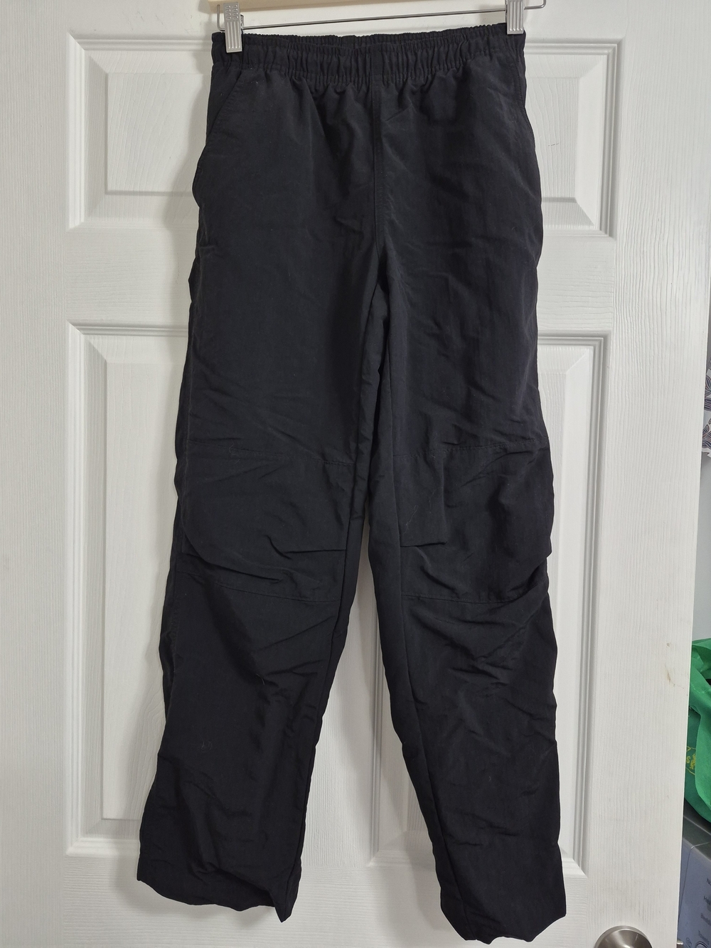 TNA Black Wide-Leg Utility Pants